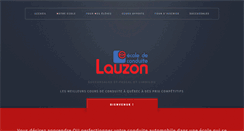 Desktop Screenshot of ecoledeconduitelauzon.com